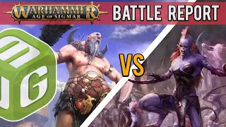 Sons of Behemat vs Hedonites of Slaanesh Age of Sigmar 3rd Edition Battle Report Ep 63