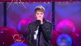 Justin Bieber Performing on the Disney show So Random