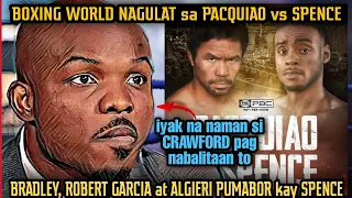 🥊IYAK na NAMAN si CRAWFORD | TIM BRADLEY, ROBERT GARCIA at ALGIERI - DELIKADO si PACQUIAO kay SPENCE