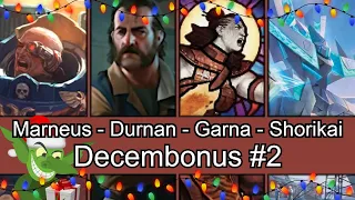 Decembonus #2: Marneus vs Durnan vs Garna vs Shorikai #edh #cmdr game play