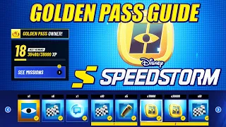 DISNEY Speedstorm. Golden Pass Full Guide. Best Way to Grind Season XP. Don't Miss Mystery Boxes!