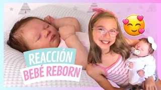 😱REACCIÓN de Alba ABRIENDO SU PRIMER BEBÉ REBORN Ada Sweet® (Unboxing Realborn Jade)