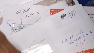 How a letter is sorted at Royal Mail's Mount Pleasant sorting office