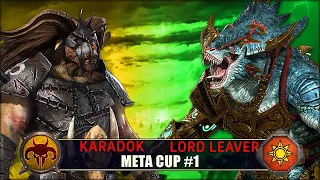 Турнир Meta CUP #1 | Финал | Зверолюды vs Ящеролюды | Karadok vs Lord Leaver