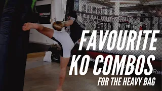 9 Favourite KO Heavy Bag Combos