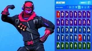 🔥 *NEW* Fortnite GLOW RAPTOR  Skin Showcase with All Dances & Emotes Season 11 Shop Outfit