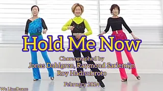 Hold Me Now linedance  - improver level  - February 2024