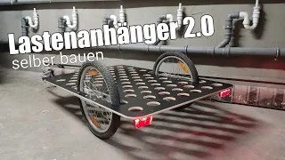 Lastenanhänger 2.0 selber bauen DIY Bike Camper / Der neue Fahrrad Transportanhänger Timelapse