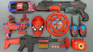 My Latest Cheapest Spiderman toys Collection, Spider Gun, RC Car,Spinner, Walkie Talkies, Piggy Bank