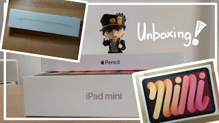 iPad Mini 6 (Pink) Unboxing + Apple Pencil 2nd Gen Setup!