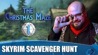 The Christmas Maze 2019 Episode 1 - Skyrim Scavenger Hunt