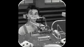 Charlie Chaplin With Food Machine Experimentation