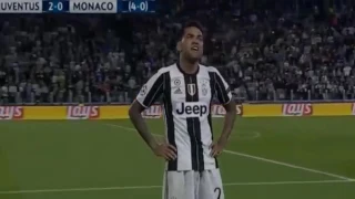 Juventus vs AS Monaco 2 0 Champions League Dani Alves Superb goal