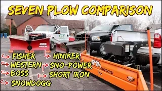 The Best Snowplow for a truck?  Fisher, Western, Boss, Hiniker, SnowDogg, Sno-Power & Shortiron