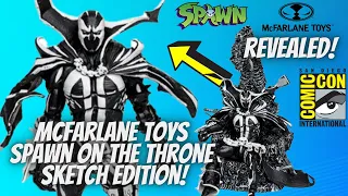 McFarlane Toys Spawn On the Throne Sketch Edition Figure SDCC 2023 Exclusive Revealed!