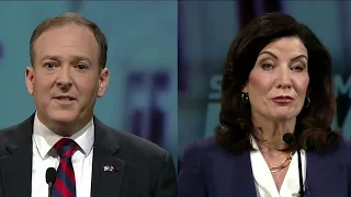 Hochul, Zeldin spar in sole New York governor's debate