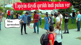 Yoldasimin xurustallarin tepiyle qirdin pulun ver.#Azprank