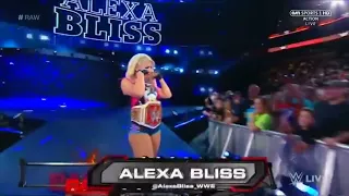 Alexa Bliss Best BEST Entrance mocking a fan POP before Summerslam 15-8-17 (HD)