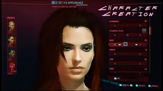 Cyberpunk 2077: Pretty Female Character Creation