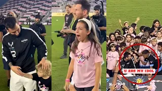 Kids Priceless Reaction After Meeting Lionel Messi