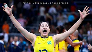 Natalia Pereira - Amazing Volleyball Player from Brazil | VNL 2019-2021