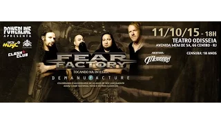 Fear Factory - Demanufacture + Self Bias Resistor Live @ Teatro Odisséia 11/10/2015