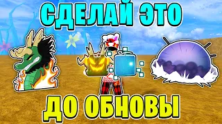 🤯 СДЕЛАЙ ЭТО ДО ОБНОВЫ 20 в БЛОКС ФРУТС! 🌟 ВЕЩИ КОТОРЫЕ НАДО СДЕЛАТЬ в Блокс Фрутс Обнова 20