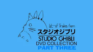 List of Trailers from Studio Ghibli DVD Collection