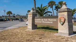 Visiting Castillo de San Marcos National Monument, St. Augustine, Florida