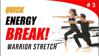 2- Minute Energy Break with Gilad | Warrior Stretch