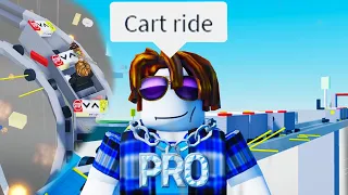 Roblox Cart Ride Funny Moments