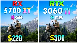 RTX 3060Ti vs RX 5700xt Test in 10 games