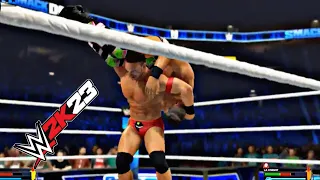 WWE 2K23 - The Miz vs La Knight - Full Match on Smackdown Hindi Commentary - (WWE 2K23 GAMEPLAY)