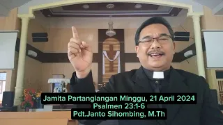 Jamita Partangiangan, Minggu 21 April 2024. Psalmen 23:1-6