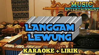 Langgam Lewung _ Jaipong { Karaoke + Lirik } Korg PA600