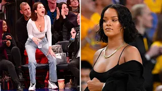 FUNNY CELEBRITIES REACTIONS IN SPORTS GAMES