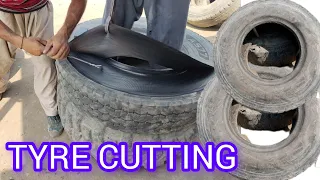 tyre reparing amazing skills wall cut easy method #tyre #tyrereplacement #tyrerepair