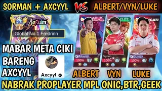 Mabar Bareng Axcyyl Malah Nabrak Albert Vyn Luke Gas Bantai - Mobile Legends!