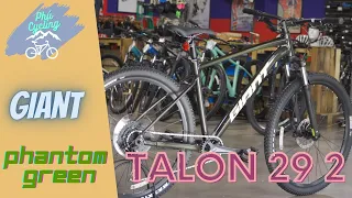 Giant Talon 29 2 2022 - Phantom Green. màu xanh lá trẻ trung, khỏe khoắn