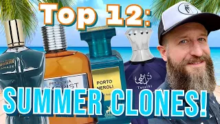 TOP 12: CLONES FOR SUMMER!  |  Middle Eastern Dupe Fragrances *COLOGNE UNDER $30!