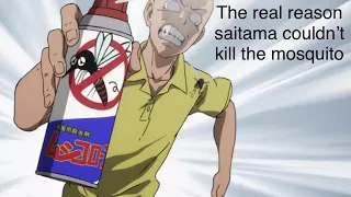 The real reason saitama couldn’t kill the mosquito