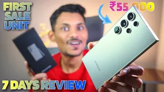 Samsung S24 Ultra Review & Unboxing at 55,000 // First Sale Unit // Fake AI Features?? 😲