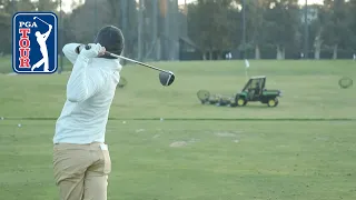 Rory McIlroy's range session at The Genesis Invitational