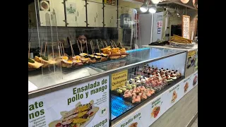 A Spanish Food Guide (The Food Market in Fuengirola) 🇪🇸Tapas, Jamon, Queso, Paella, Carne, Pescado