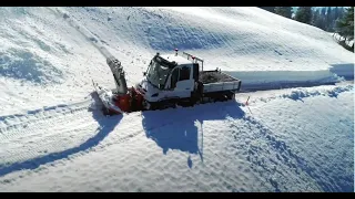 Schneefräsen mit dem Unimog U430