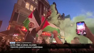 Egyre több az Izrael ellenes tüntetés szerte Nyugat Európában