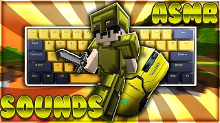 Keyboard + Mouse Sounds ASMR Handcam w/ lofi | Hypixel Bedwars