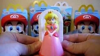 2014 Super Mario Toys Complete Set in Happy Meal McDonalds Europe Unboxing
