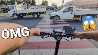 Sharjah  to Dubai by E scooter |#kugoo #G2 #pro_#vlog #trending