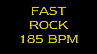 Drum Loops for Practice fast rock 185 bpm